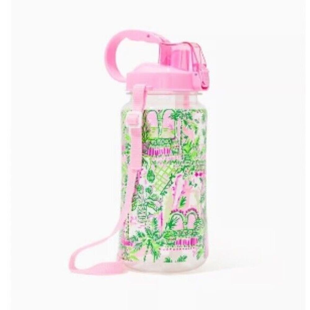 New Lilly Pulitzer GWP 1.5 Large Water Sports Drink Bottle Mandevilla Baby
